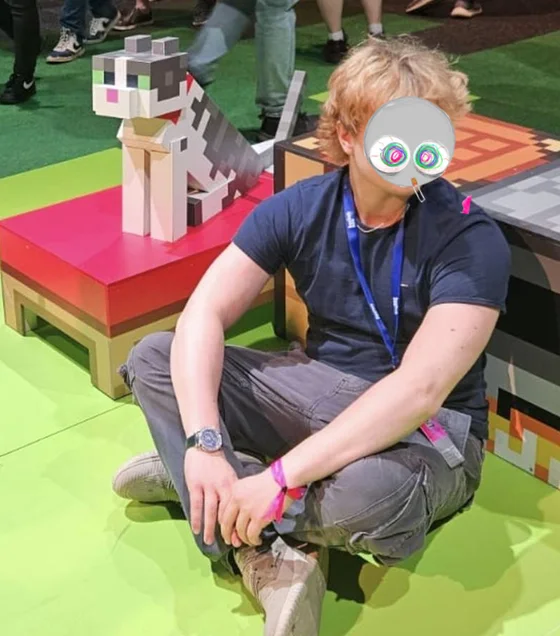 Melaken at a Minecraft event