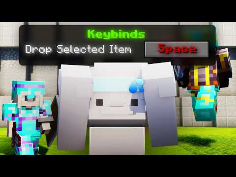 Minecraft pvp but I change a keybind after every kill